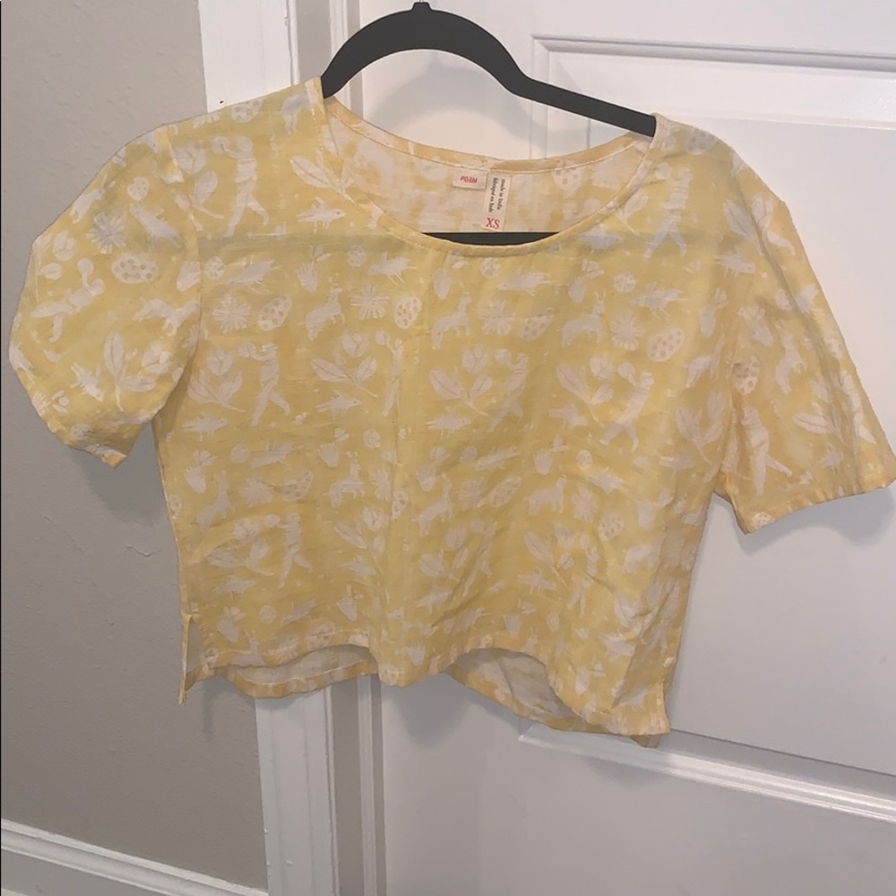 Cropped Poem Tee